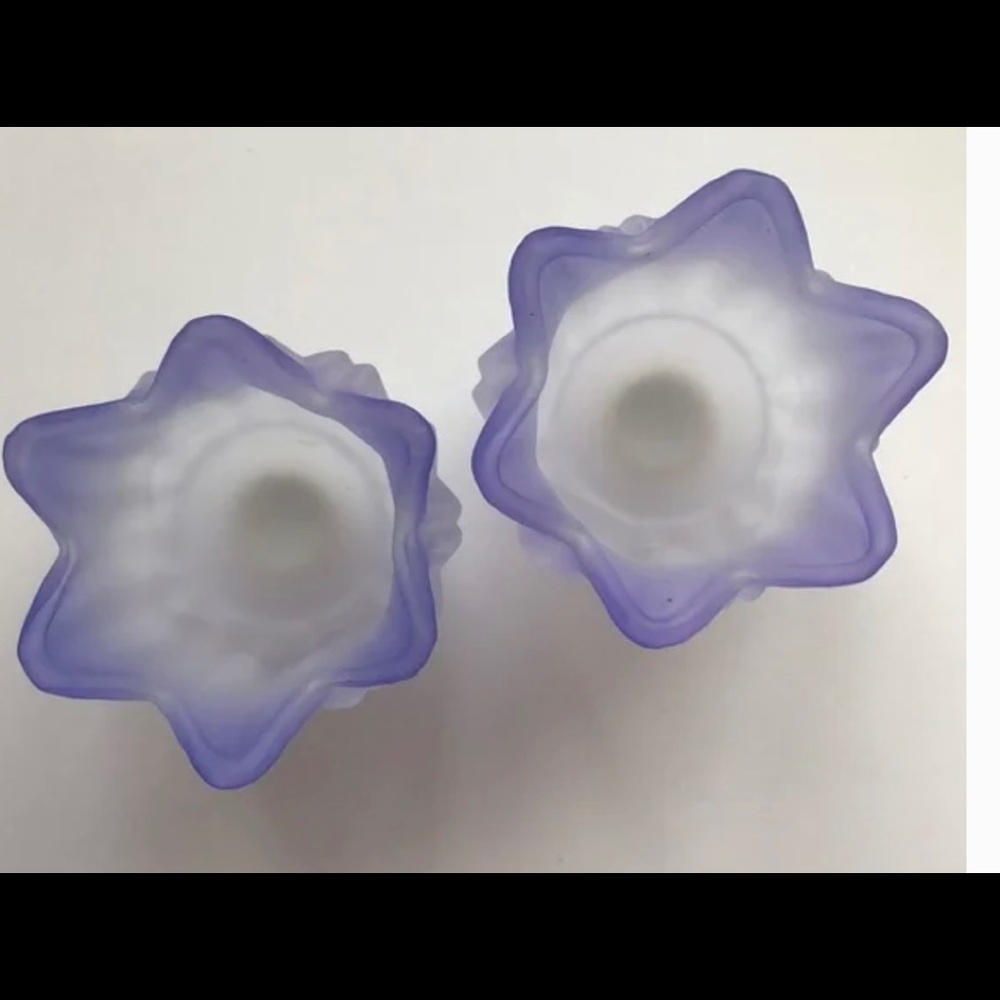 PartyLite Retired Purple Tulip Peglites Mini-Globes P7118 - Picture 4 of 5